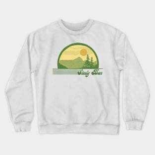 Steely Dan / Retro Style Sunset Design Crewneck Sweatshirt